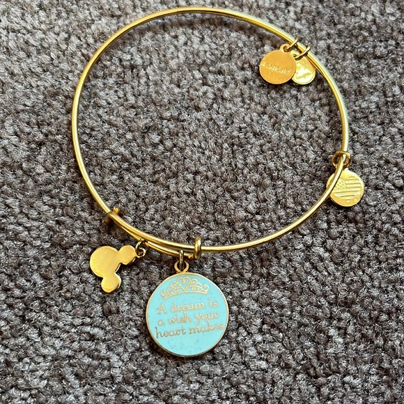 Alex and Ani Jewelry - Disney Alex and Ani Cinderella bracelet gold